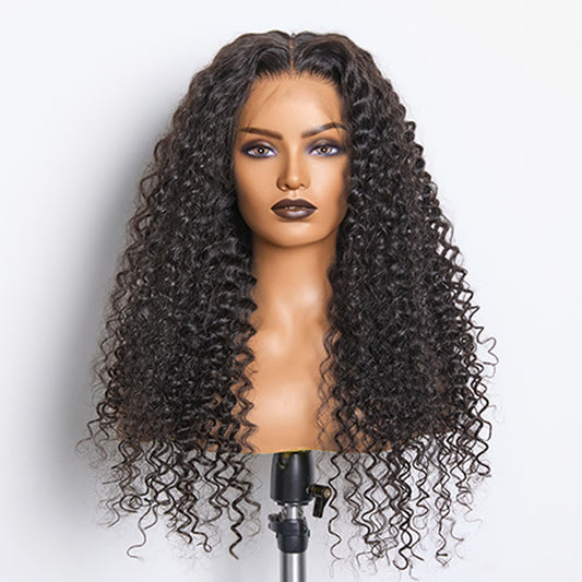 TedHair 180% Density HD 13x4 Full Frontal Lace Wig Deep Curly