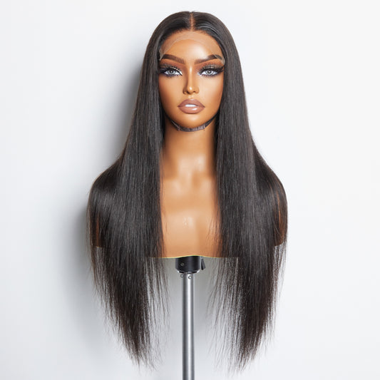 TedHair 5x5 HD Glueless Lace Closure Wig Straight 180% Density