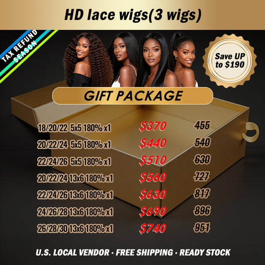 2026 Tax Refund Season Package Deal | HD Lace Frontal Wigs $370-$740