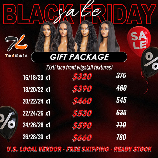 2025 Black Friday Package Deal|13x6 Lace Frontal Wigs $320-$660