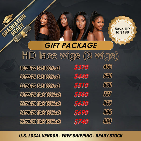 2026 Graduation Season Package Deal | HD Lace Frontal Wigs $370-$740