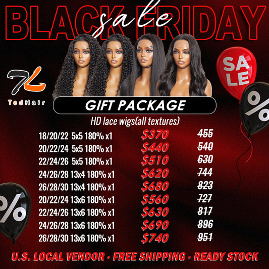 2025 Black Friday Package Deal | HD Lace Frontal Wigs $370-$740