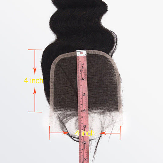 TedHair 4x4 Free Parted Lace Closure Ocean Wave
