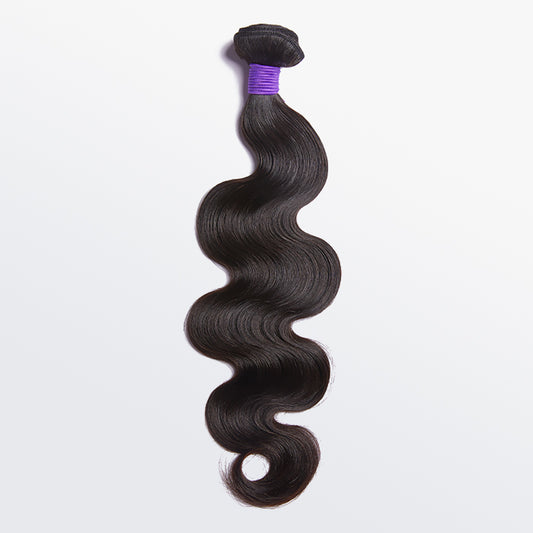 TedHair 10-30 Inch 12A Premium Raw Indian Hair Body Wavy #1B Natural Black｜One Bundle