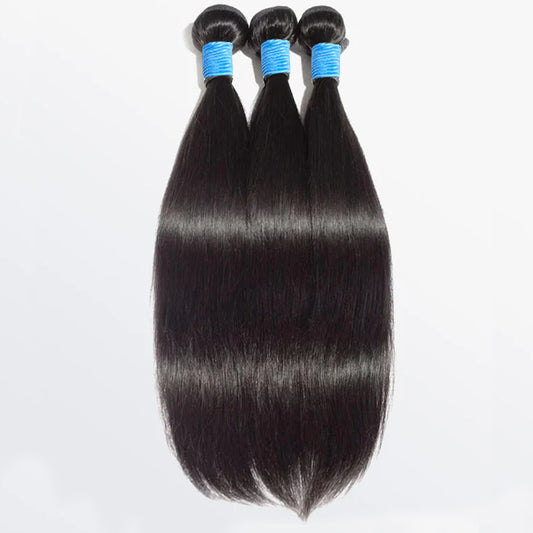 TedHair 10A 10/12/14 Virgin Hair Straight 3 Bundles Sample