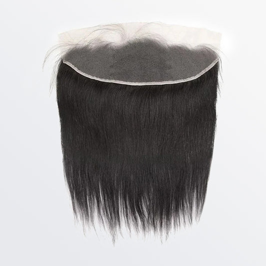 TedHair 14-20 Inch 13" x 4" HD Straight Free Parted Frontal #1B Natural Black