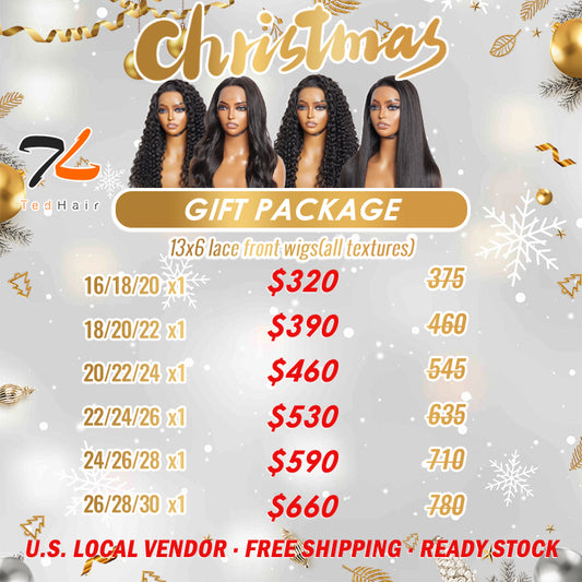 2025 Christmas Package Deal｜13x6 Lace Frontal Wigs $320-$660