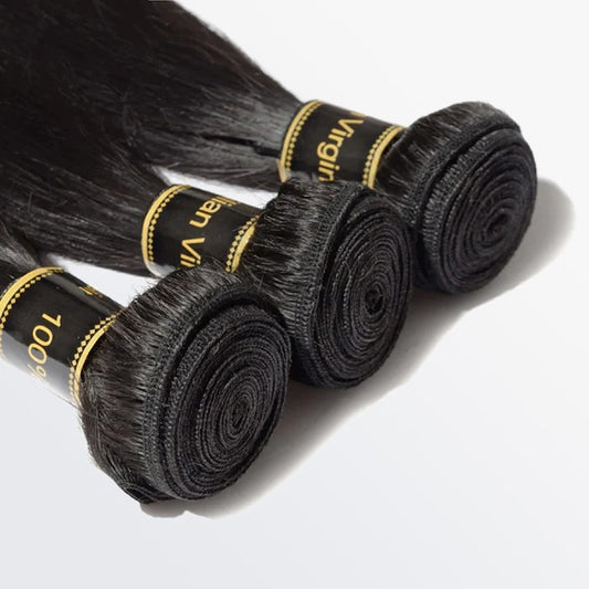 TedHair 10A 10/12/14 Virgin Hair Straight 3 Bundles Sample