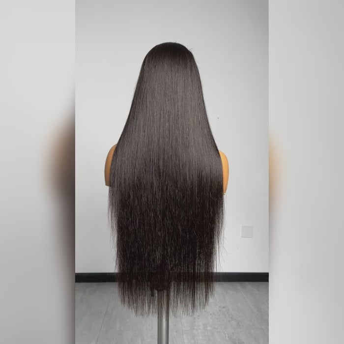 TedHair 13x6 PartingMax Glueless Lace Wig 3D Cap Pre-bleached Straight Transparent Lace Front Wig 150% Density