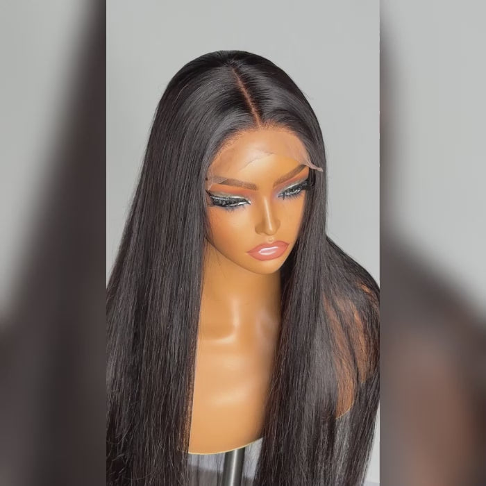 TedHair 5x5 Glueless Lace Closure Wig 180% Density Straight